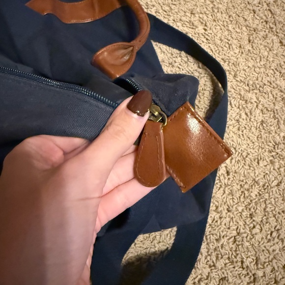 Polo Ralph Lauren Navy and Brown Duffel - Picture 5 of 5